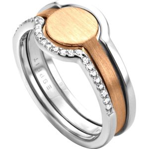 Esprit ESRG003012 Fuse ring - Zilver roségoudverguld - Rosékleurig