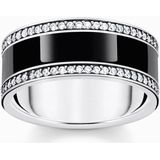 Thomas Sabo - TR2446-691-11-60 - Ring - Zwart - 925er Zilver