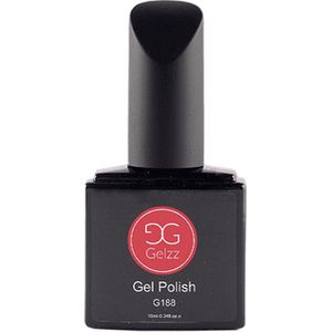 Gelzz Gellak - Gel Nagellak - kleur Shangri-La G188 - Rood - Dekkende kleur - 10ml - Vegan
