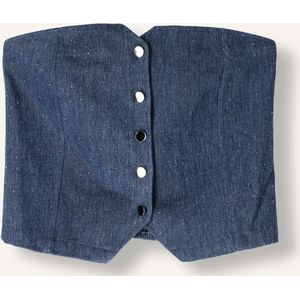 Studio Amaya - Rachel - Mouwloze Top - Blauw