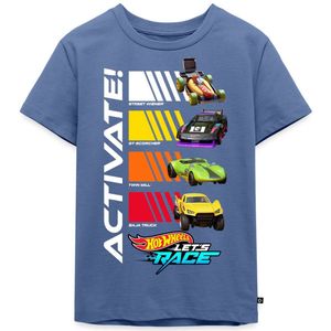 Hot Wheels Design Activate Met Voertuigen Premium T Shirt Kinderen