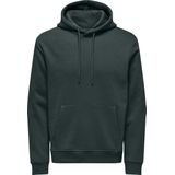 Only & Sons Connor Sweat Hoodie - Heren Hoody - Darkest Spruce