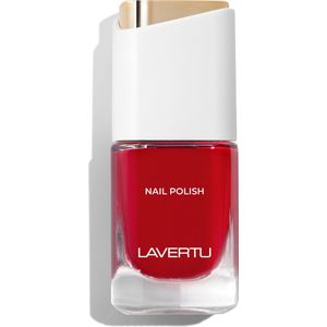 LAVERTU Nagellak Nature – 35 Delbard Orange - Langhoudende Vegan Nagellak met Natuurlijke Glans – Sneldrogend & Verzorgend – 10 ml