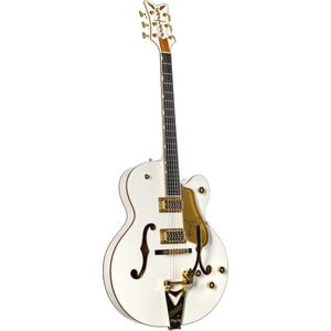 Gretsch G6136TG Players Edition Falcon Hollow Body Bigsby White - Semi-akoestische Custom gitaar