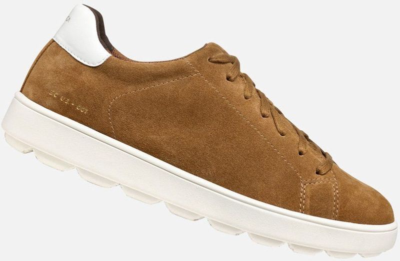 GEOX - SPHERICA ECUB-1 - Sneakers - Karamel - Suède