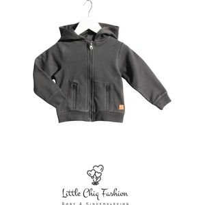 Little Chiq Baby Vest met capuchon antractiet