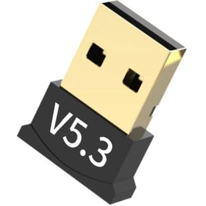 Bluetooth Adapter USB 5.3 - Bluetooth Receiver - Bluetooth Ontvanger - Bluetooth USB Adapter - Bluetooth Dongle - Plug and Play