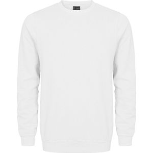 Unisex Sweater 'Promodoro' met ronde hals White - L