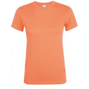 SOLS Dames dames Regent T-Shirt met korte mouwen (Abrikoos)