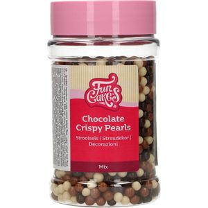 FunCakes Chocolade Crispy Pearls - Mix - 155g - Sprinkles - Taartdecoratie