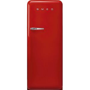 Smeg FAB28RRD5 - Kastmodel koelkast - scharnier rechts - Rood