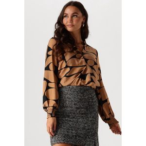 INWEAR Mettaiw Blouse Dames - Jurken - Bruin - Maat 38