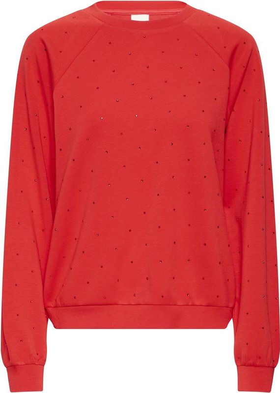 Ichi IHAMIAS LS Dames Trui - Racing Red