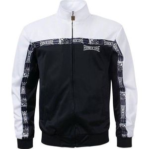 100% Hardcore Training Jacket Classic wit-zwart maat M