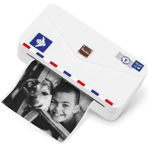Draagbare mini-printer 110 mm – Bluetooth thermische printer voor mobiel gebruik, afdrukken tot 300 dpi