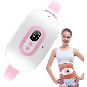 Draagbaar menstruatieverwarmingskussen - Oplaadbaar en draadloos - 3 warmte-instellingen en 3 massagemodi - Verwarmingsmatras voor menstruatiekrampen .