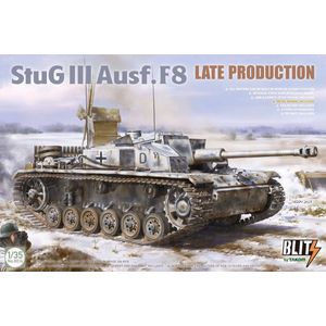 1:35 Takom 8014 Stug III Ausf.F8 - Late Production Plastic Modelbouwpakket