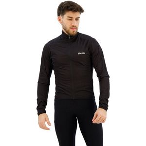 Santini - Nebula - Windbreaker Jas - Zwart - Samendrukbaar