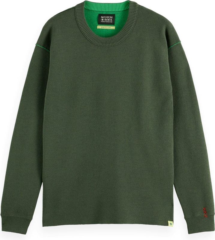 Scotch & Soda - Merino Double Face Trui - Heren - Sweaters