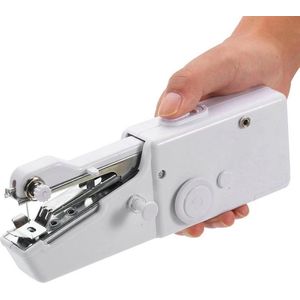 Handy Stitch - PREMIUM Handnaaimachine - Met 3 Spoelen garen en accessoires -  Mini Naaimachine - Draadloos - Compact - Elektrisch of op batterijen