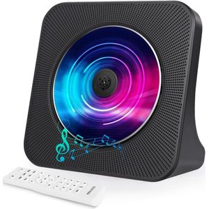 Stellar - CD-speler - Draagbare CD-speler - Met Bluetooth-zender - Met luidsprekers en timer - LCD-scherm