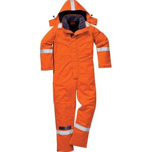 BRANDWEREND WERKWINTEROVERAL- L - oranje