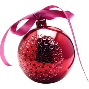 Pandora BT200 – Draadloze Kerstbal Bluetooth Speaker – Glanzend Rood – 3W – USB Oplaadbaar