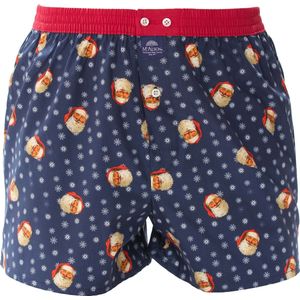 McAlson Boxershort Carol Navy Christmas Kerst M- Giftbox