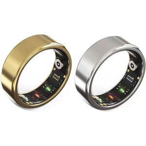 Smart ring - Slimme ring - Goud - Zilver - Roze goud - Maat 8 , 9 , 10, 11 - Beschikbaar voor Android en IOS - Eigen app - Voor Dames & Heren - Slaap - Hartslag - Bloeddruk