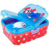 Stor Lunchbox Super Mario 18,5 X 15 Cm Polypropyleen Blauw/rood
