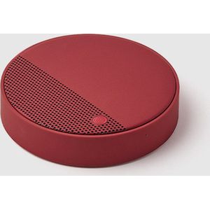 Lexon Design OSLO Energy + QI Charger Speaker - Dark Red