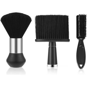 Professionele Nekdoeken en Kappersborstels voor Haarstyling - 3 Stuks