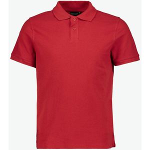 Unsigned heren polo rood - Maat S