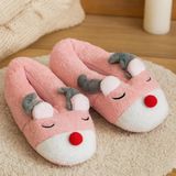 Rendier Sloffen Roze