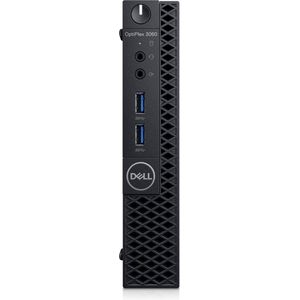 DELL OptiPlex 3060 Intel® Core™ i3 i3-8100T 4 GB DDR4-SDRAM 128 GB SSD Windows 10 Pro Mini PC Zwart