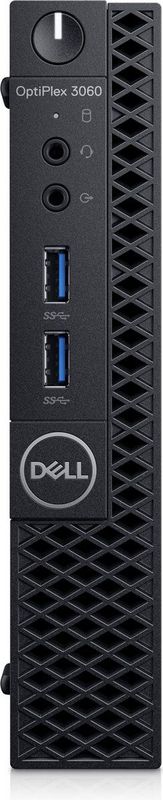 DELL OptiPlex 3060 Intel® Core™ i3 i3-8100T 4 GB DDR4-SDRAM 128 GB SSD Windows 10 Pro Mini PC Zwart