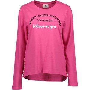 Blue Seven dames shirt LM magenta / roze - maat XL