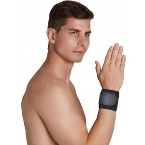 Neopreen Polsbrace met Band Zwart AR-2010