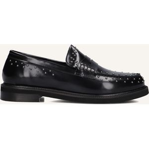 Stefano Lauran - 12095 - Loafers - Zwart - Blokhak 3 cm