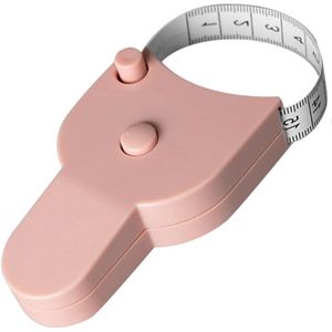 Fako Bijoux - Meetlint Lichaam - Omvang Lichaam Meter - Meetband - Omvangsmeetlint - Omtrekmeter - Lichaamsmeter - Lichaamsvetmeter - Tailor Measuring Tape - Body Mass Tape - 152cm - Roze