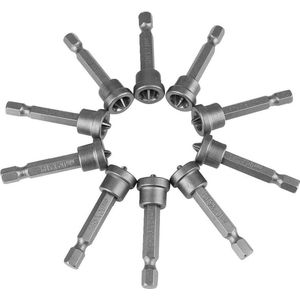 10Pcs 50Mm PH2 Hex Schacht Magnetische Schroevendraaier Bits Set Voor Gipsplaten Plaatsen - Gipsplaten Schroevendraaier Set .