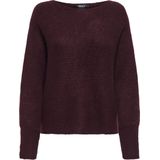 Only - ONLDANIELLA - Gebreide Trui - Mauve Wine - Lange Mouwen