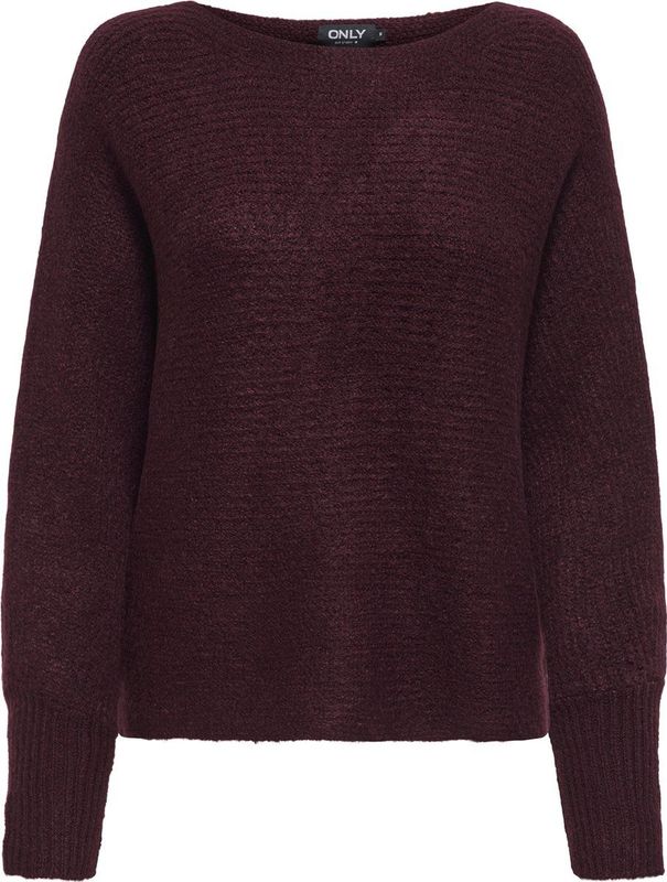 Only - ONLDANIELLA - Gebreide Trui - Mauve Wine - Lange Mouwen