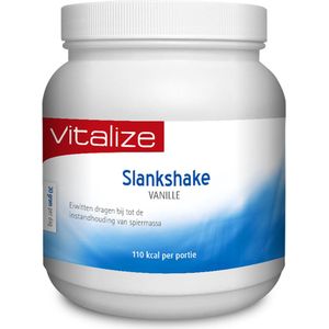 Vitalize Slankshake Vanille 450 gram - Draagt bij tot de groei van spiermassa - Geschikt voor dagelijks gebruik