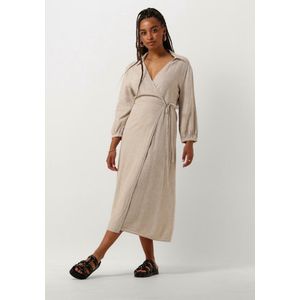 MSCH Copenhagen Mschjovene Ginia 3/4 Wrap Dress Jurken Dames - Rok - Jurk - Zand - Maat L