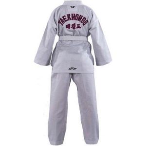 Tusah WT Taekwondo Pak Geborduurde Rug 120cm