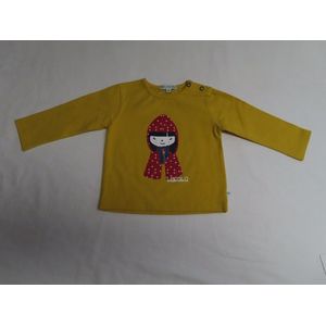 T-Shirt - Lange mouw - Meisje - Geel - 6 maand 68