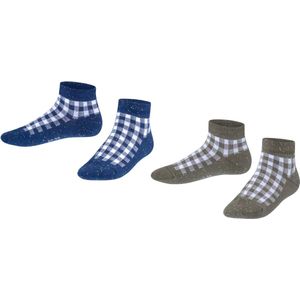 Esprit Sneakersokken Pixel Checks 2-Pack