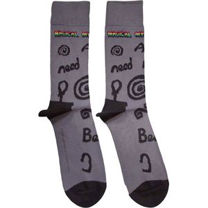 The Beatles - Magical Mystery Tour All You Need Is Love Sokken - Grijs