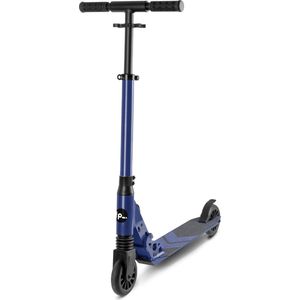 Three Deluxe Kinderscooter Scooter Step - Vanaf 6 Jaar - Led Wielen - Abec 9 Kogellagers - Tot 100 Kg Lichaamsgewicht - Van 110 Tot 160 Cm Lichaamslengte - Inklapbaar & In Hoogte Verstelbaar - Inklapbare Stuuruiteinden - Incl. Uitklapbare Standaard